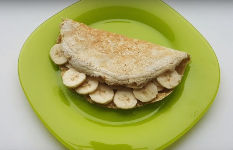 Овсяноблин Рецепт Для Правильного Питания С Бананом