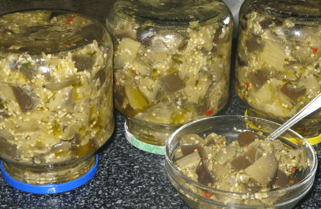 Баклажаны как грибы: быстрые и вкусные рецепты салатов и заготовок на зиму | img 59bbd0ed6650d