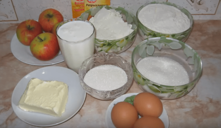 Шарлотка с творогом - 5 пошаговых рецептов приготовления творожного пирога | img 5a72e1392b4b1