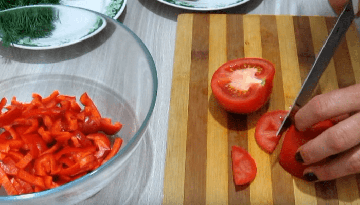 Баклажаны с болгарским перцем и помидорами тушеные рецепт с фото пошагово и видео - 1000.menu