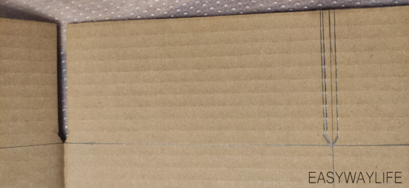 Формирование формы коробки коробки для подарка на новый год рис 1