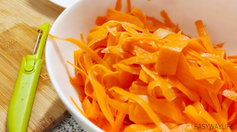 Подготовка корейской моркови 