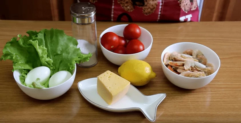 Салат с креветками - очень вкусные и легкие рецепты | img 5a097d594fba1