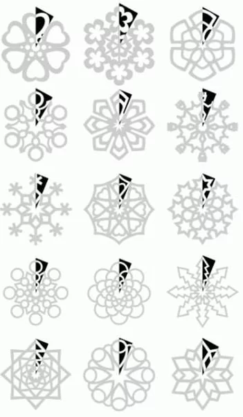 Снежинки из бумаги своими руками на новый год: 32 шаблона для вырезания | img 5a267306ac90a