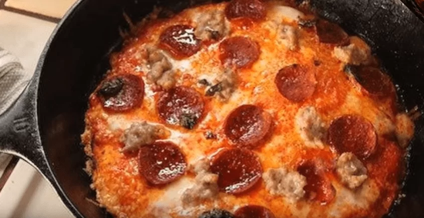 Пицца на сковороде за 15 минут: как приготовить основу для пиццы | img 5aaac14225940