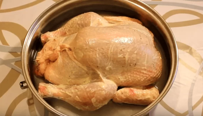 Фаршированная курица в духовке: рецепты приготовления тушки целиком | img 5af81890da2b8