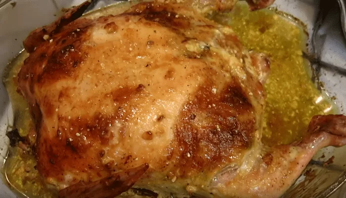 Фаршированная курица в духовке: рецепты приготовления тушки целиком | img 5af85e26ea63b