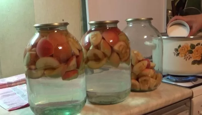 Компот из яблок на зиму - рецепты на 3 литровую банку без стерилизации | cvbnmhmu e1533838796577
