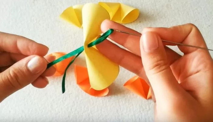 Елочные игрушки из бумаги своими руками: пошаговые мастер классы для детей 4-5 лет | oijiosdfb dfbdf e1540889235786