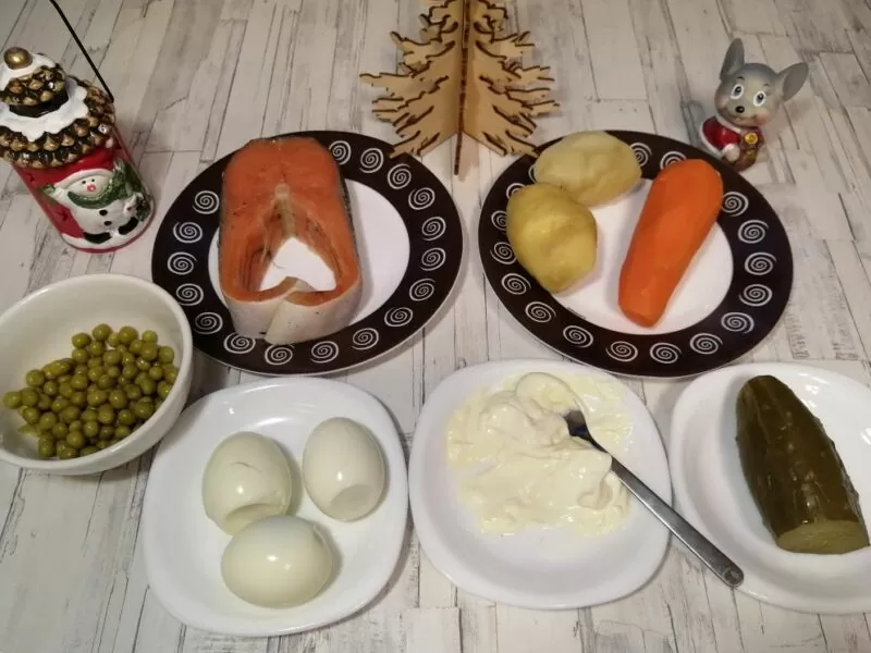 Оливье с семгой: бесподобно вкусный салат на Новый год 2021 | IMG 20191204 170204