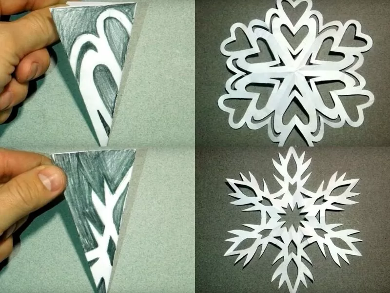 Как сделать снежинку из бумаги а4 легко и красиво (+шаблоны для вырезания) | dmtsmsry mhgx e1575558585886