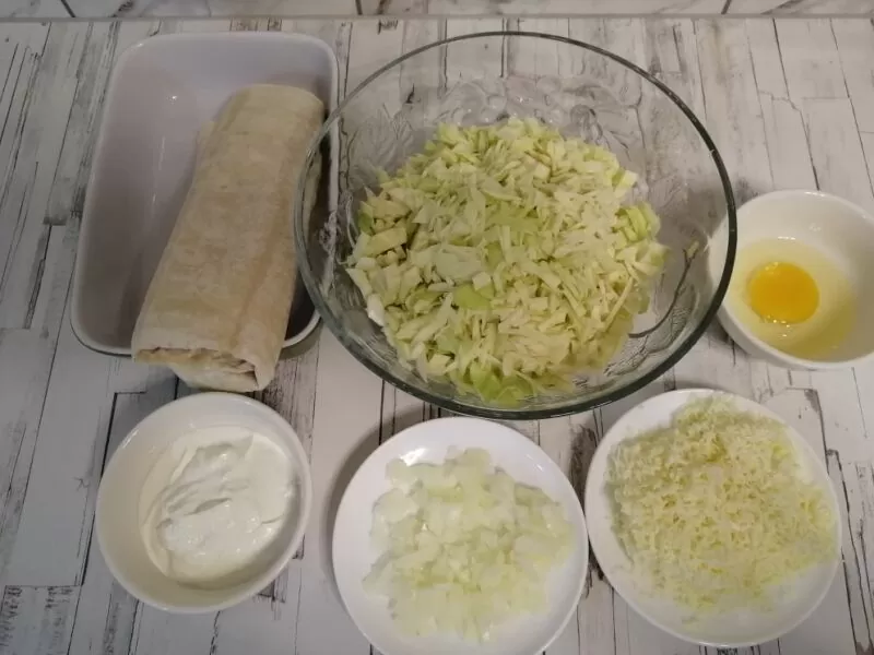 Пирог из лаваша с капустой в духовке - быстро и просто | ingredienty pirog