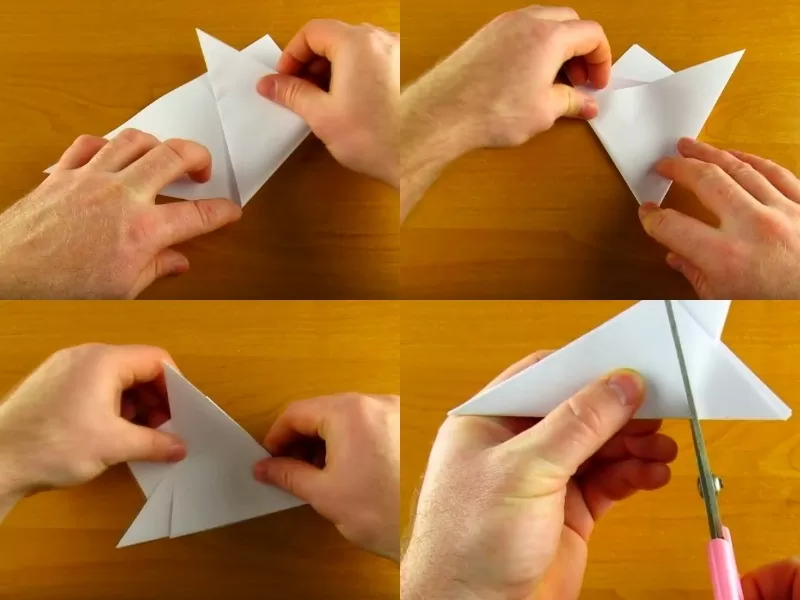 Как сделать снежинку из бумаги а4 легко и красиво (+шаблоны для вырезания) | mdtusmr mhmxm