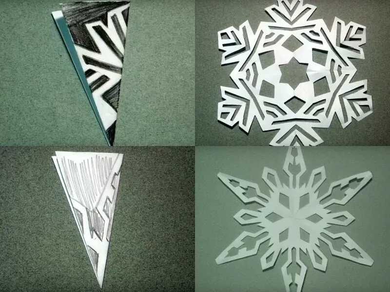 Как сделать снежинку из бумаги а4 легко и красиво (+шаблоны для вырезания) | symryym46 mhc e1575558319287