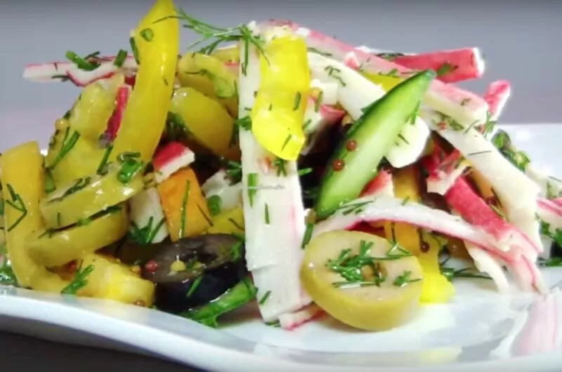 Салаты с крабовыми палочками: 10 новых рецептов простых и вкусных салатов | yrsm mhxg35nxn jh