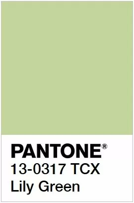 Примеры Pantone самых разный оттенков зеленого рис 29
