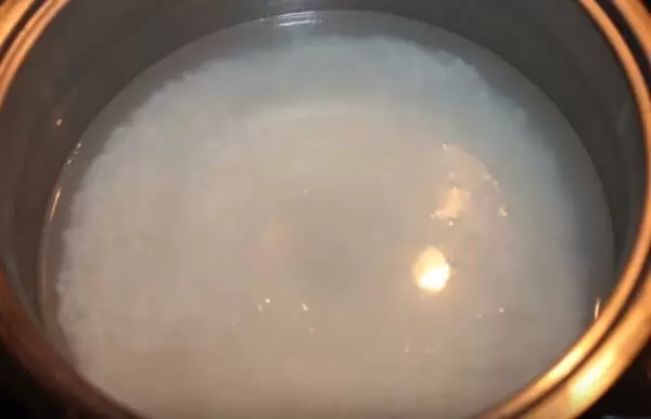 Приготовление риса для фаршированной тыквы